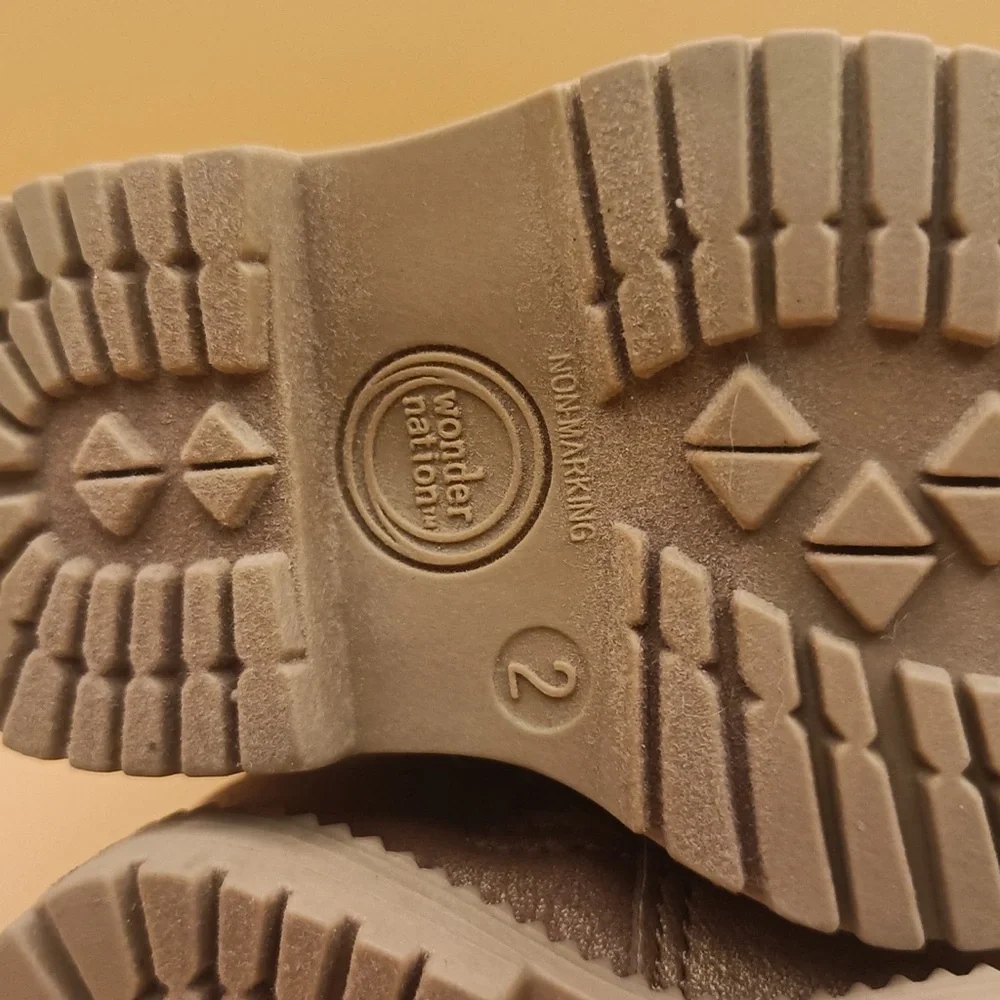 Wonder Nation Tan Owl Kids Boots - Picture 7 of 8